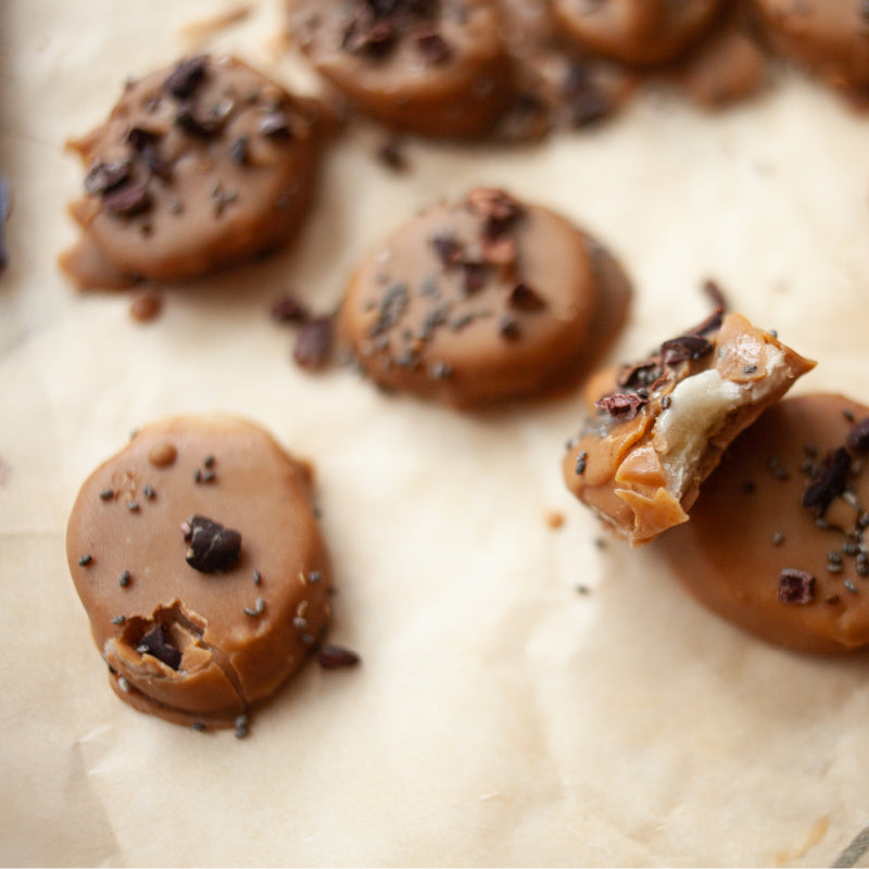 Frozen Banoffee Bites