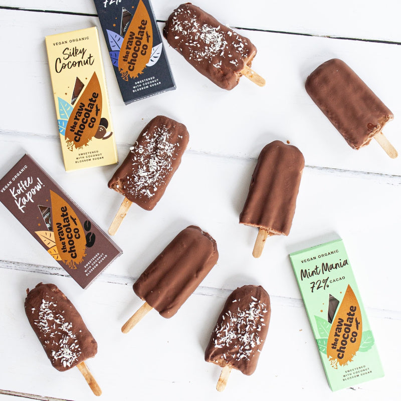 Vegan Chocolate Milk Pops