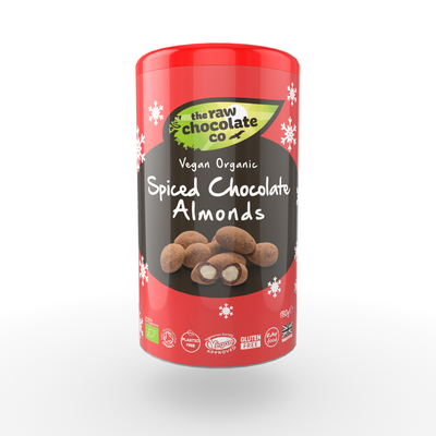 Spiced Chocolate Almonds - The Raw Chocolate Company