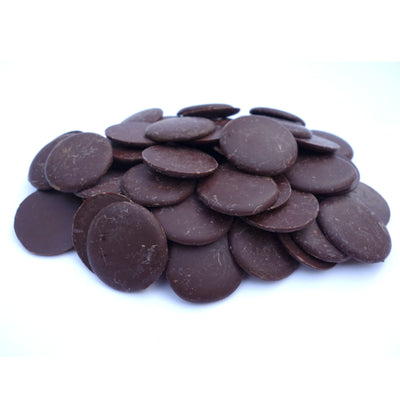 Pitch Dark Chocolate Buttons 1kg - The Raw Chocolate Company