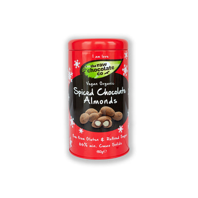 Spiced Chocolate Almonds - The Raw Chocolate Company