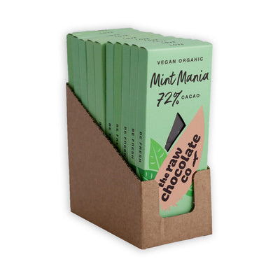 Mint Mania Bar - The Raw Chocolate Company